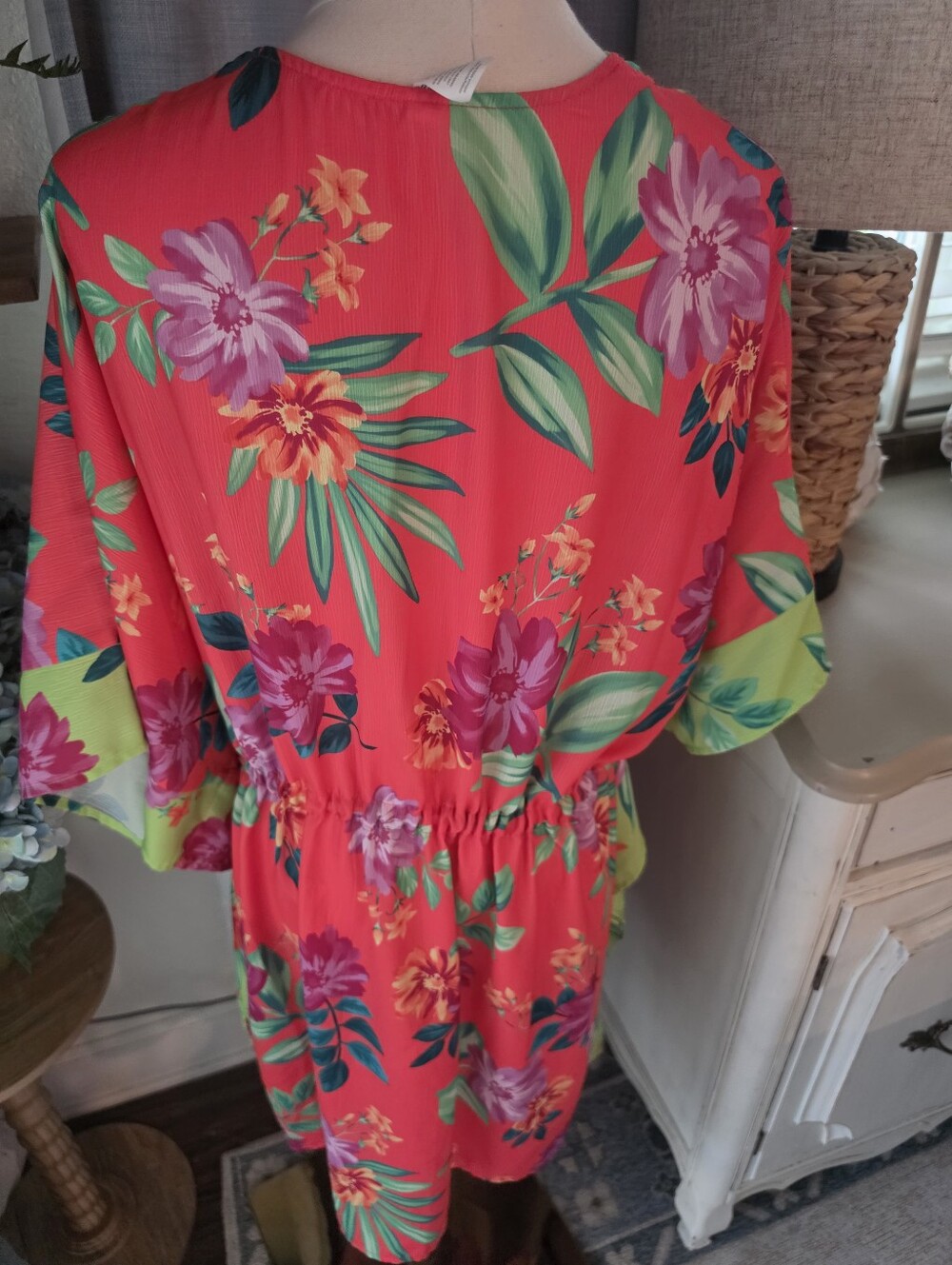 Tropical Print Swim Cover - Picture 3 of 4